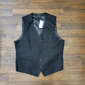 NWT 21 Men Men's Career Jacket Vest Size L Black S